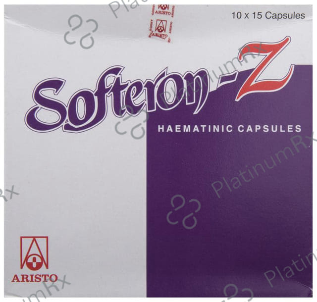 Softeron Z Haematinic Capsule 15s