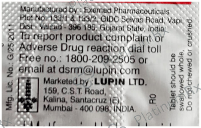 Gibtulio SM 10/1000mg Tablet ER 10s