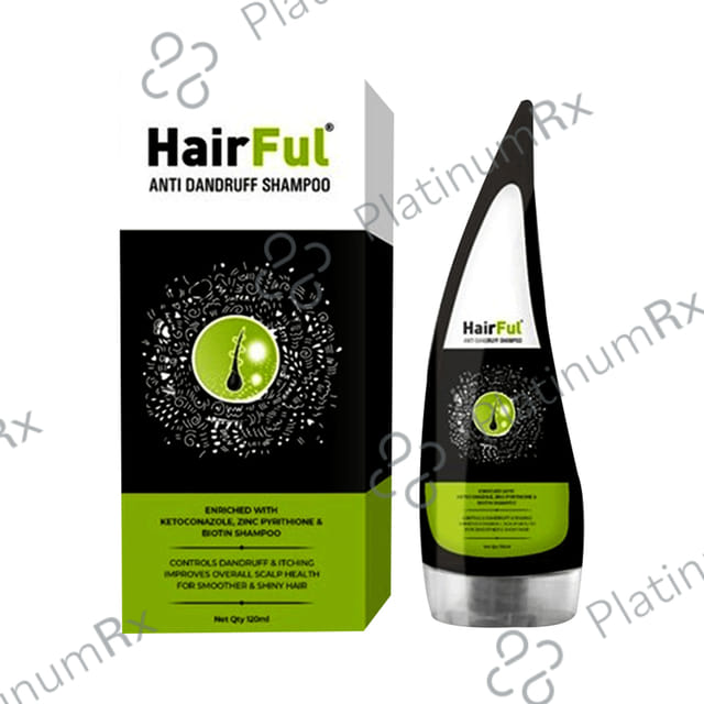 HairFul Anti Dandruff Shampoo (120ml Each) 1 Bottle