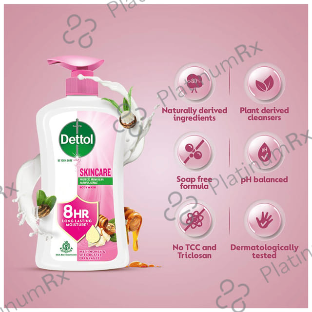 Dettol Bodywash & Shower Gel - pH Balanced & Soap Free Skin Care