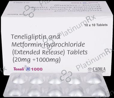 Tenali M 1000/20mg Tablet ER 10s