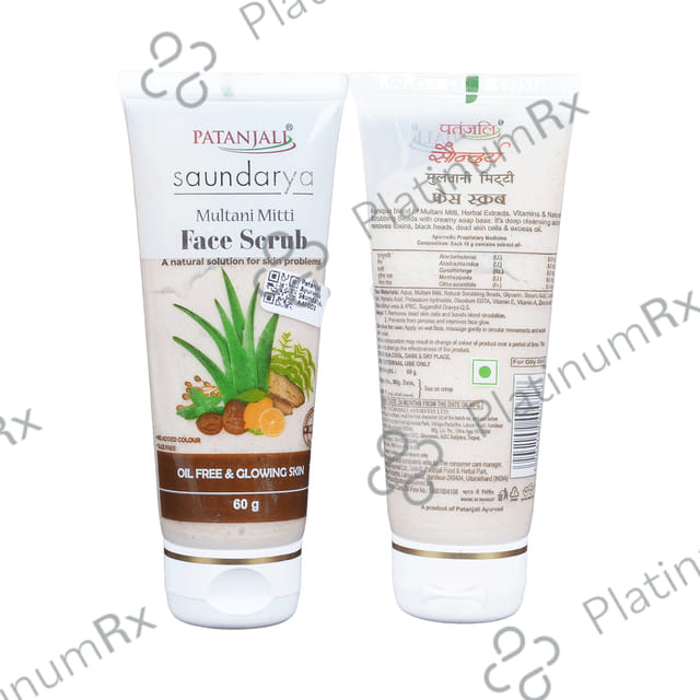 Patanjali Ayurveda Saundarya Multani Mitti Face Scrub
