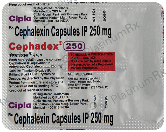 Cephadex 250mg Capsule 10s