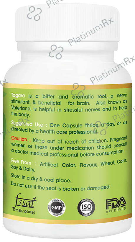 Vitagreen Tagara 500mg Capsule