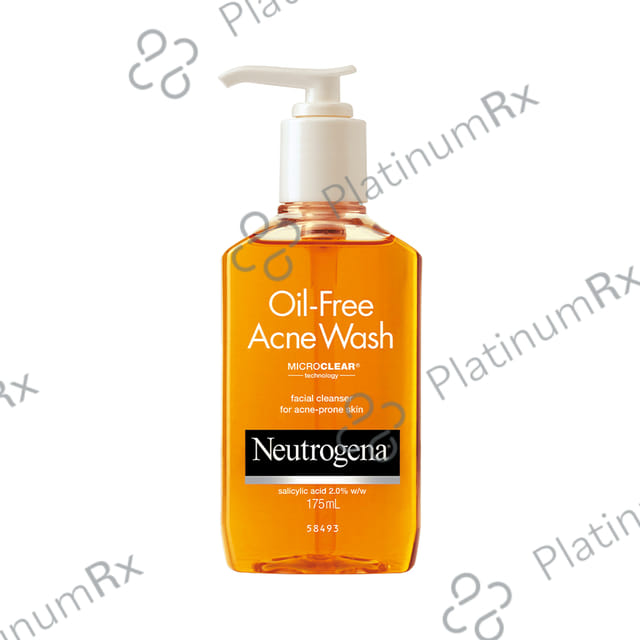 Neutrogena Oil Free Acne Wash Facial Cleanser 175ml