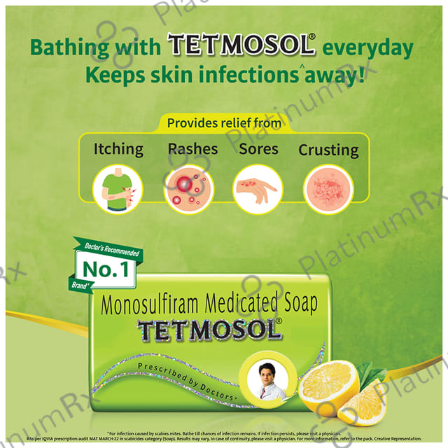 Tetmosol Medicated 5% Soap 100gm