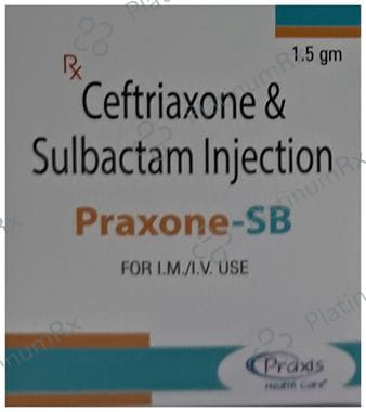 Praxone SB 1.5gm Injection 1s
