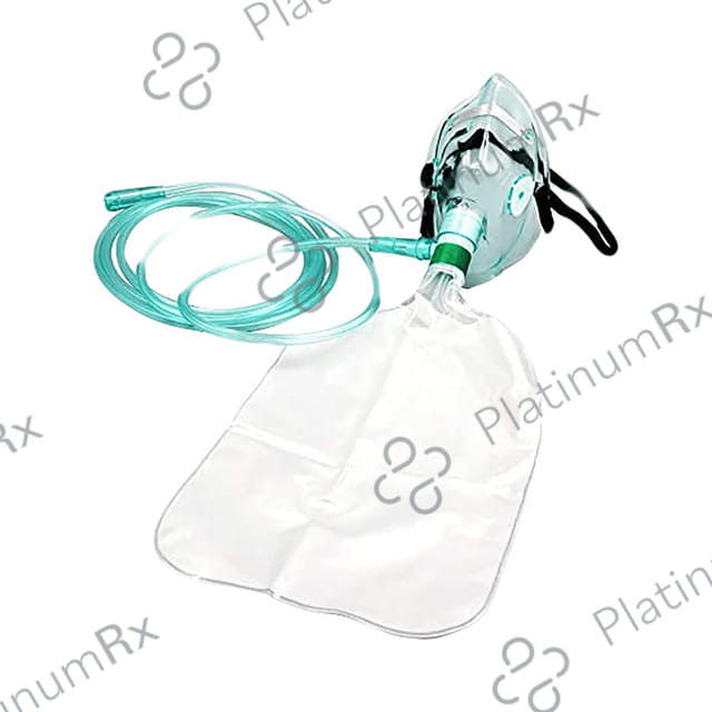 Mowell Non-Rebreathing (NRB) High Oxygen Concentration with Reservoir Bag Face Mask for Adults