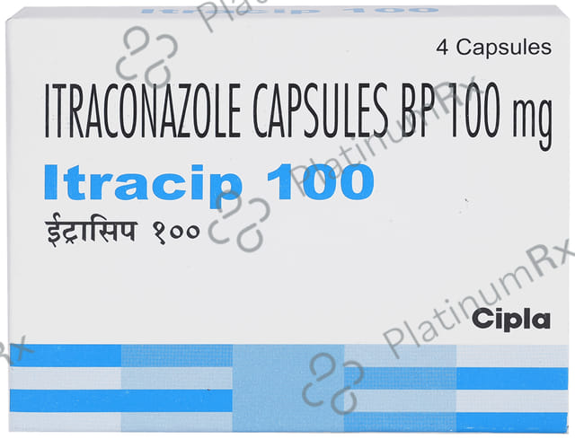 Itracip 100mg Capsule 4s