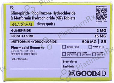 Gliaid MP 2mg Tablet SR 10s