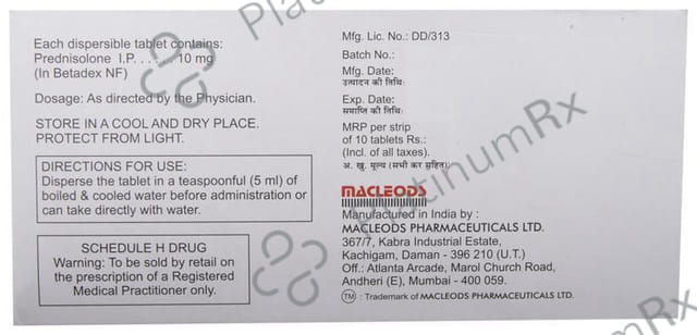 Omnacortil 10mg Tablet DT 10s