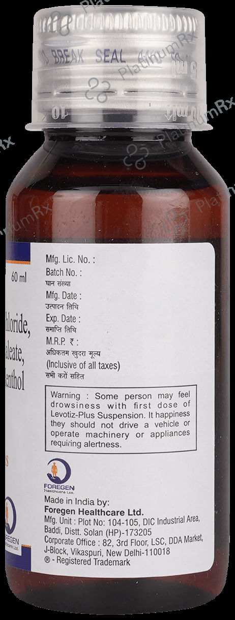 Levotiz Plus Syrup