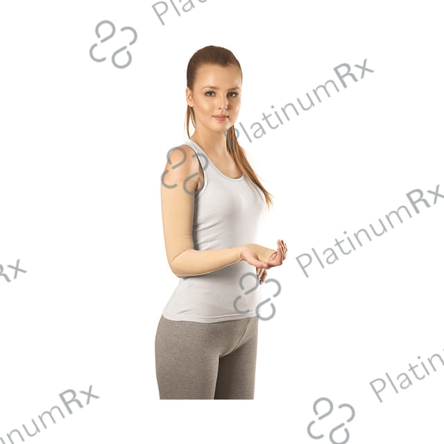 Tynor I 75 Compression Garment Arm Sleeve with Mitten Medium Normal