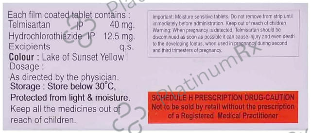 Angiosart H 40/12.5mg Tablet 10s