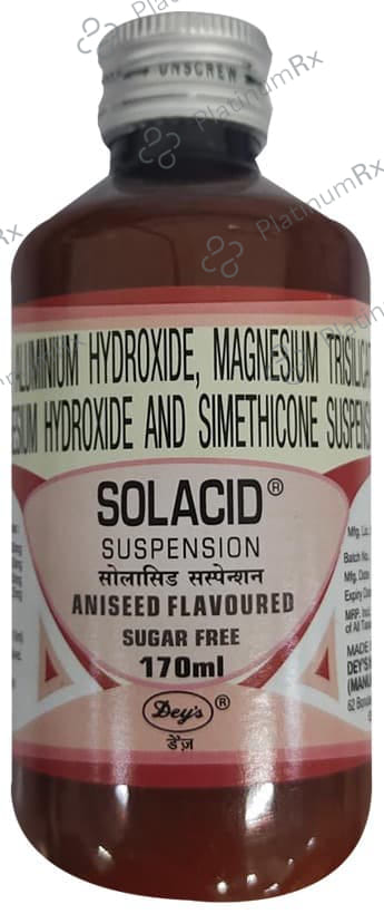 Solacid Oral Suspension Aniseed 170ml