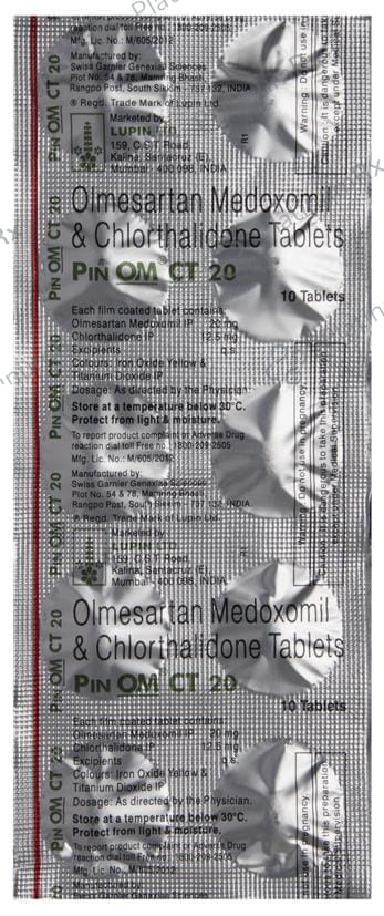 Pinom CT 20/12.5mg Tablet 10s
