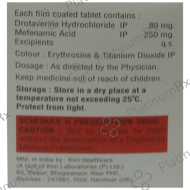 Drought Plus 80mg/250mg Tablet