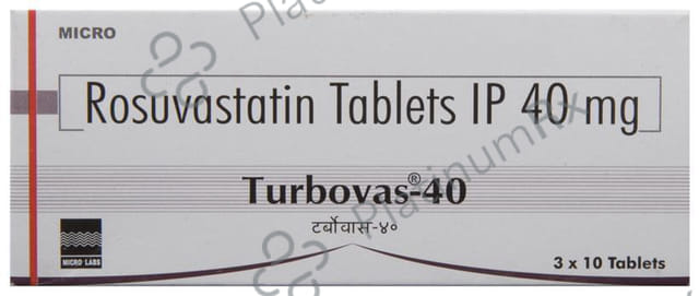 Turbovas 40mg Tablet 10s