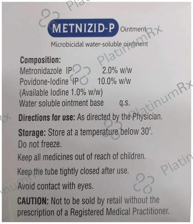 Metnizid P ointment 15gm