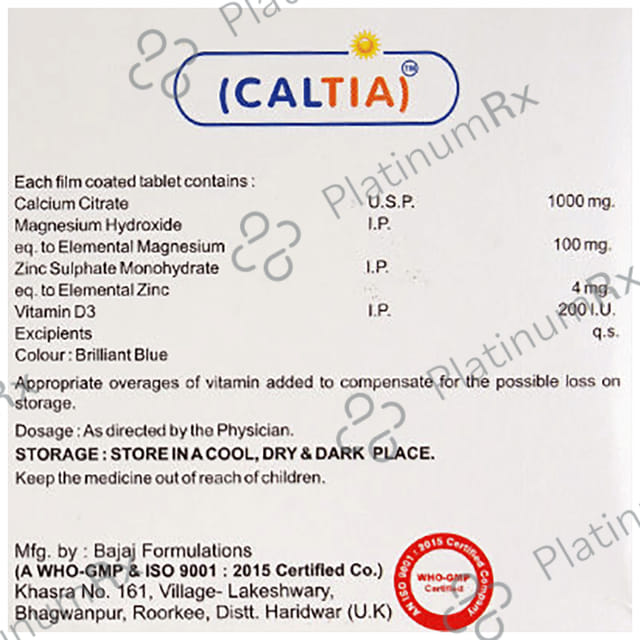 Caltia Tablet 15s
