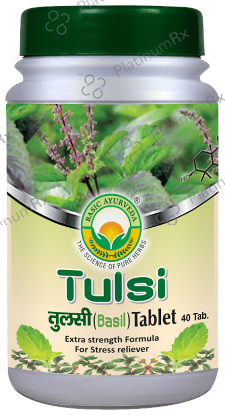 Basic Ayurveda Tulsi (Basil) Tablet