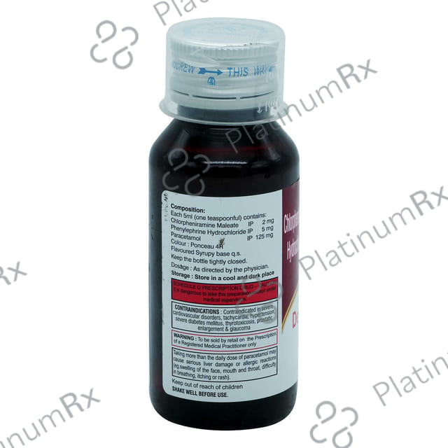 Delcon Plus 1/125/5mg Syrup 60ml
