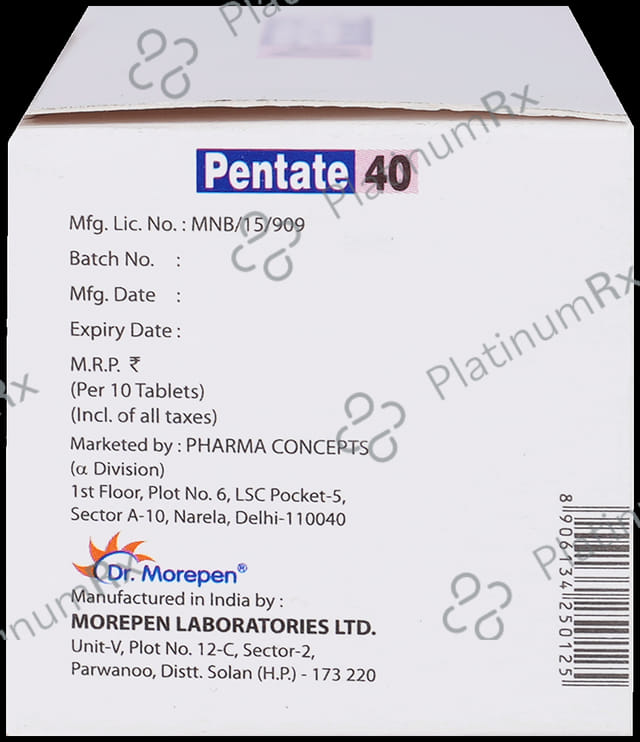 Pentate 40 Tablet