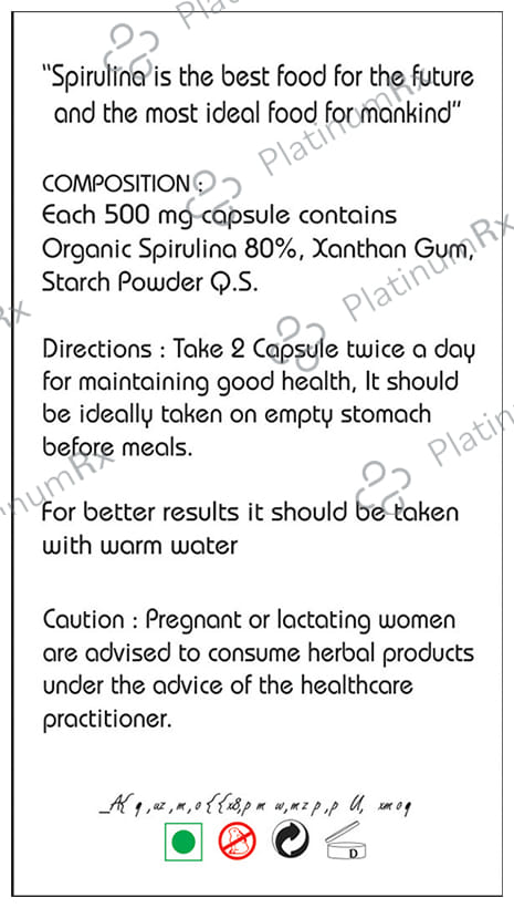 Basic Ayurveda Spirulina Capsule