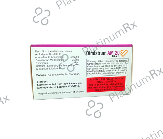 Olmistrum AM 20/5mg Tablet 10s