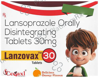 Lanzovax 30mg Tablet DT Delicious Orange Flavour 10s