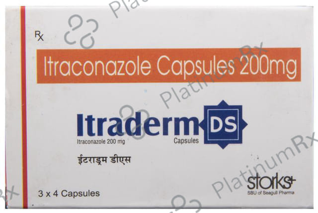 Itraderm DS 200mg Capsule 4s