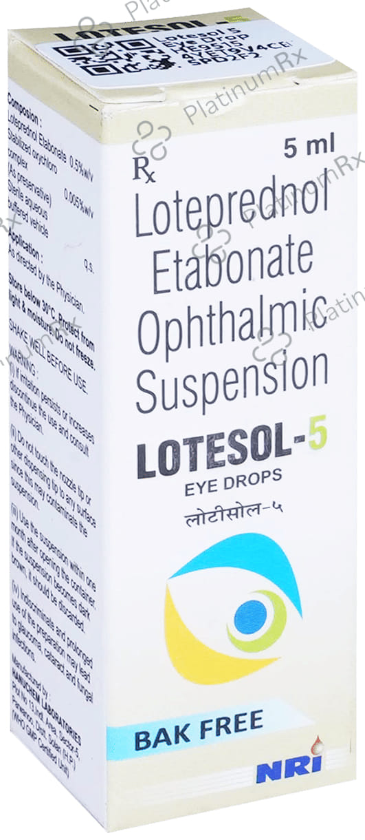 Lotesol 5 Eye Drop