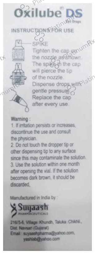 Oxilube DS 1% Eye Drop