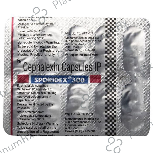 Sporidex 500mg Capsule 10s