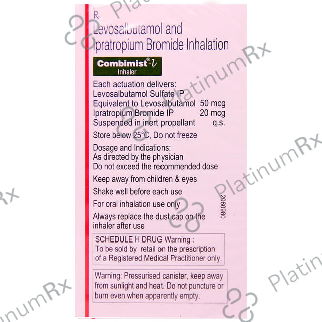 Combimist 100/20mcg Inhaler 1s