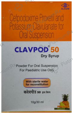 Clavpod 50 Dry Syrup Pineapple