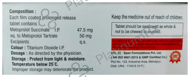 Metwin XL 50mg Tablet