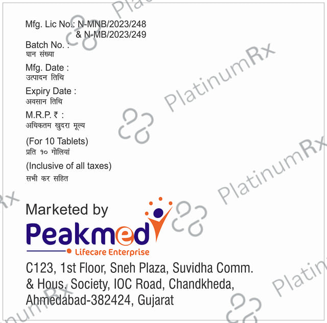Diclopeak 50/400mg MX Tablet 10s