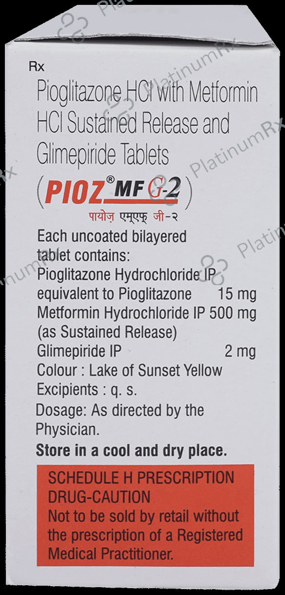 Pioz MF G2 2/500/15mg Tablet SR 10s