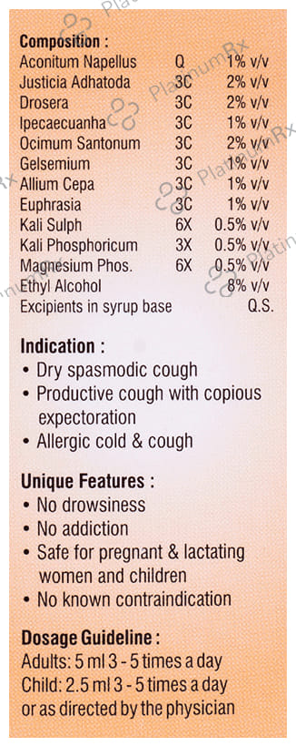 Dr. Patel's Cofex Cold & Cough Syrup