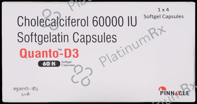 Quanto D3 60K Softgel Capsule 4s