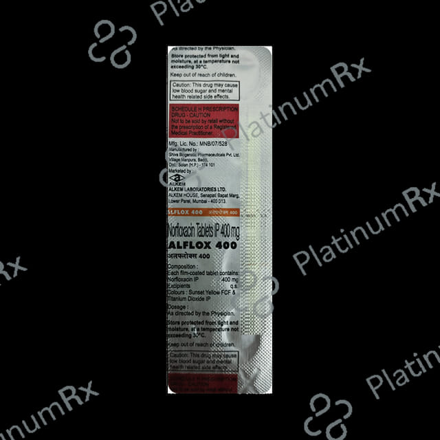 Alflox 400mg Tablet 10s