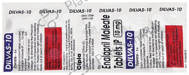Dilvas 10mg Tablet 10s