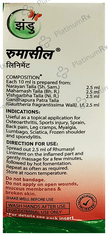 Zandu Rhumasyl Liniment 100ml