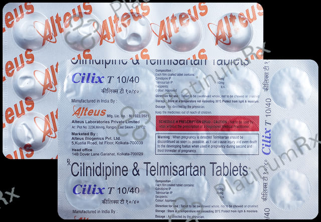 Cilix T 10/40mg Tablet 15s