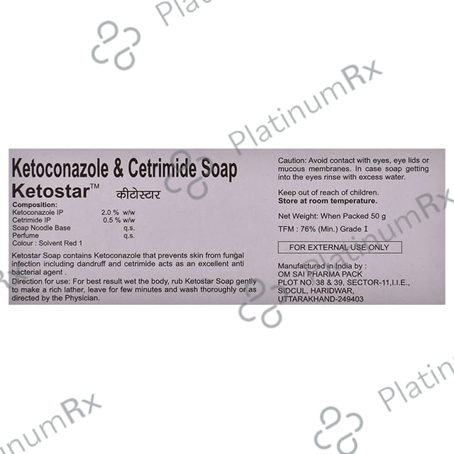 Ketostar Soap 50gm