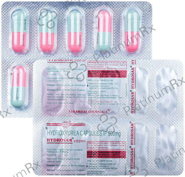 Hydrosar 500mg Capsule 10s