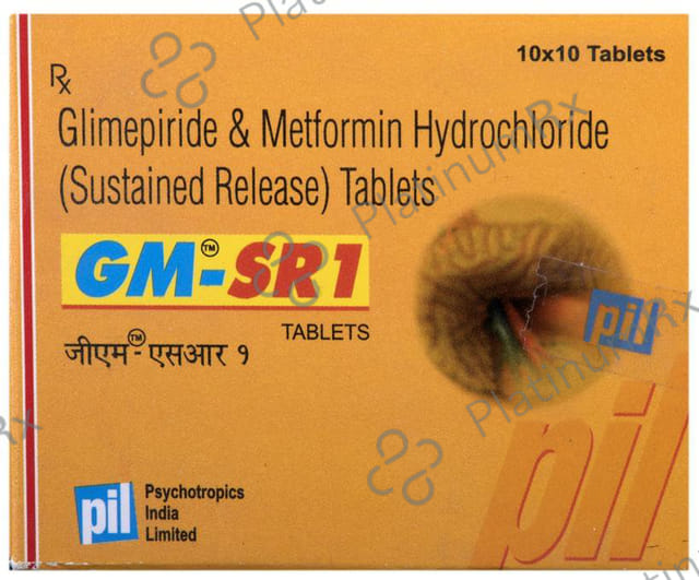 GM SR1/500mg Tablet 10s