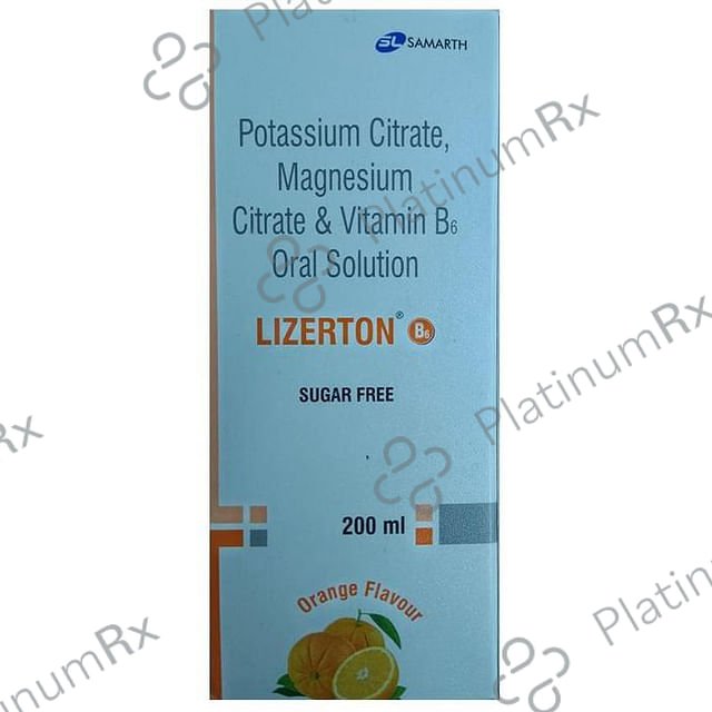 Lizerton B6 Oral Solution Orange Sugar Free