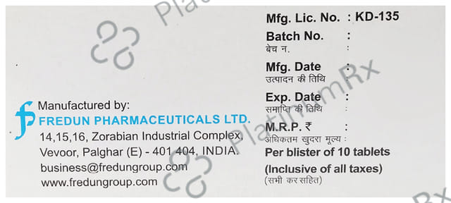 Folifred 5000mcg Tablet 10s